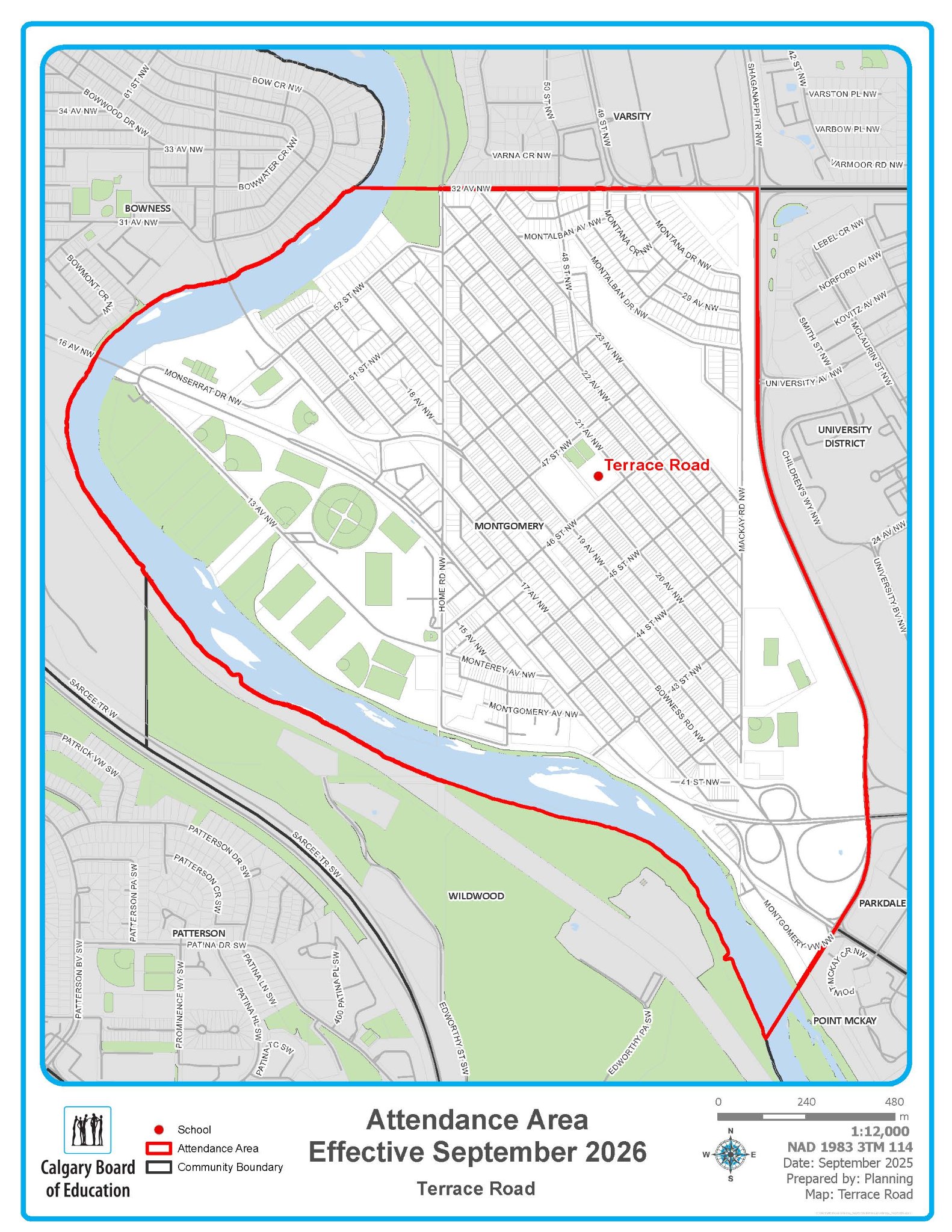 20251120 Montgomery Community Designation Changes Notice Page 4 Map